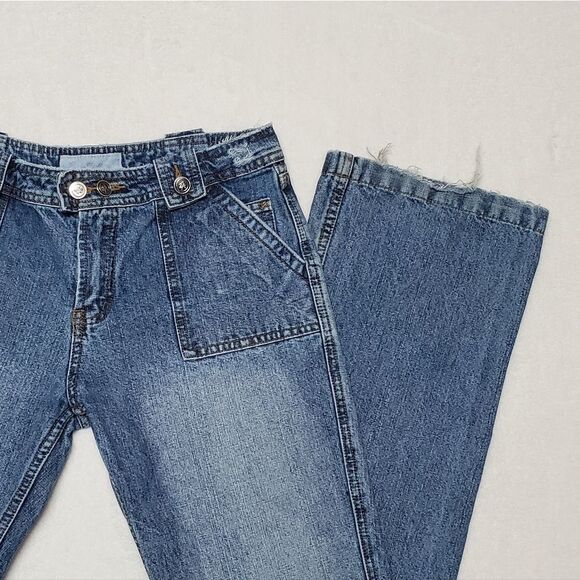 VINTAGE Distressed Boot Cut Jeans Pamela Anderson One Of A Kind 4 - Picture 6 of 11